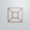 Ekena Millwork Small Marion Decorative Fretwork Wood Wall Panels, Red Oak, 11 3/8"W x 11 3/8"H x 3/8"T WALW12X12X0375MARRO - alternate 3